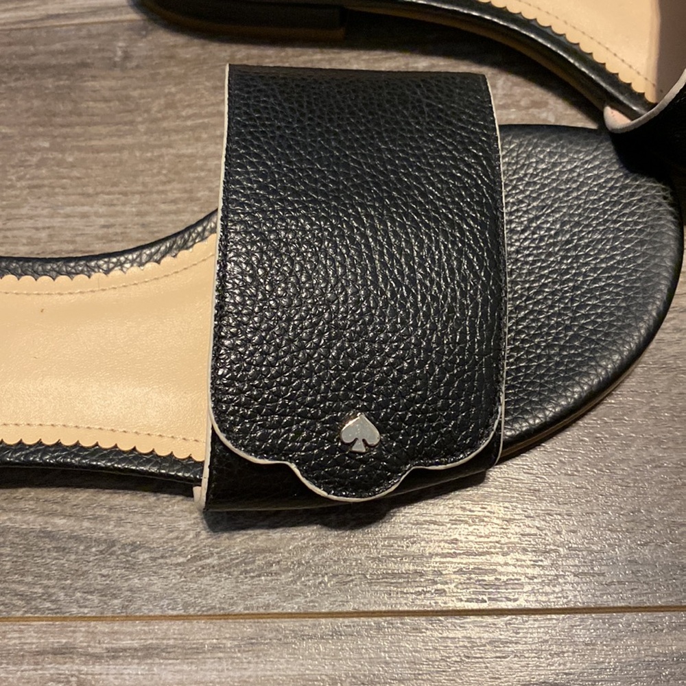 Kate Spade Black Slide Sandals - Picture 3 of 6